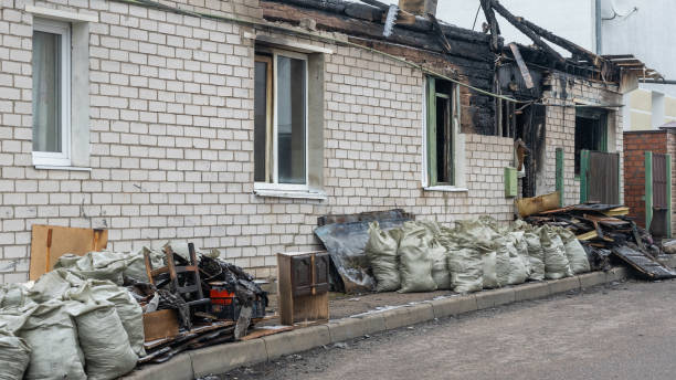 Professional Fire Damage Removal technician working in Foley, MN